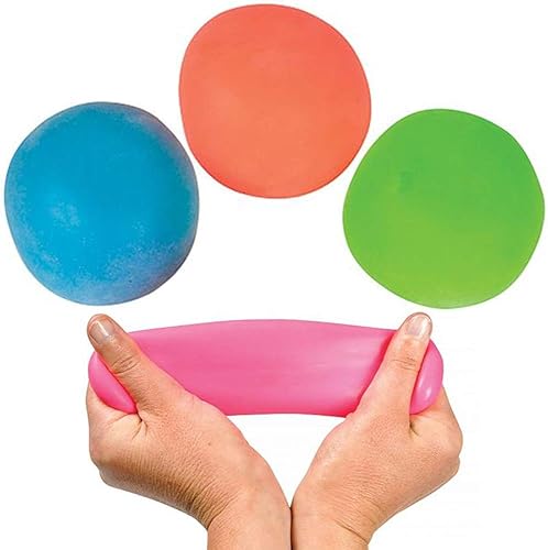 ArtCreativity Pelotas elásticas para el estrés para niños, paquete de 4, juguetes sensoriales para aliviar el estrés para niños autistas, ansiedad y