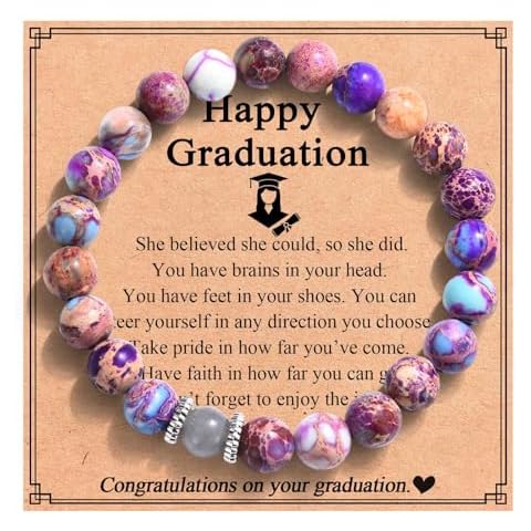 TEVOP Graduation Bracelet with Imperial Stones Cover