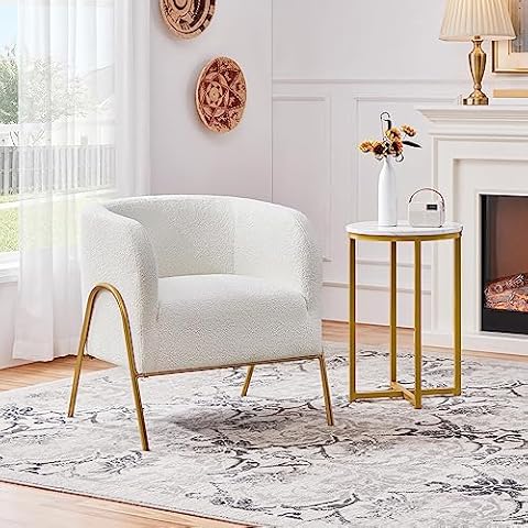 Yaheetech Modern Barrel Chair Cover