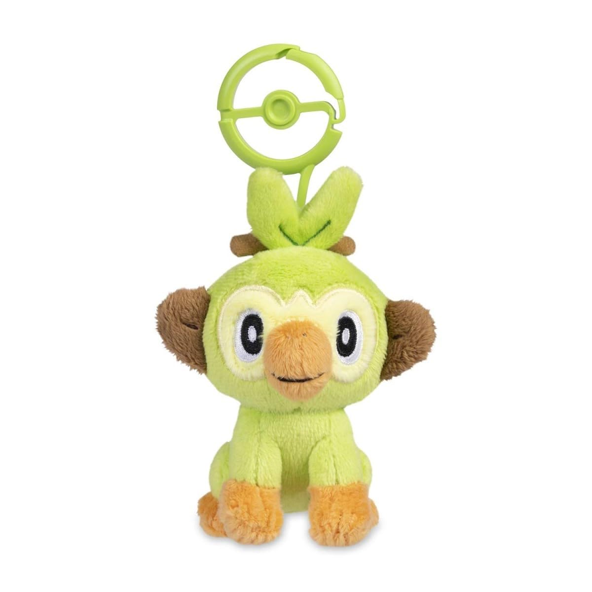 Pokémon Center: Grookey Adventure Partners Plüsch-Schlüsselanhänger, Mehrfarbig, Small