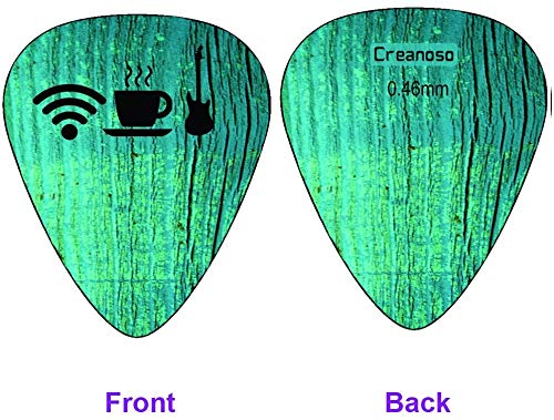 Creanoso Refroidir Médiator guitare (12-Pack) – GRATUIT Porte-Pick en cuir – Celluloid – Design unique assorti – pour… - Les Beatles, Paul McCartney, John Lennon, RIngo Starr, George Harrison Creanoso Refroidir Médiator guitare (12-Pack) - GRATUIT Porte-Pick en cuir - Celluloid - Design unique assorti - pour… – Image 8