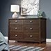 Sauder County Line Dresser, Rum Walnut finish