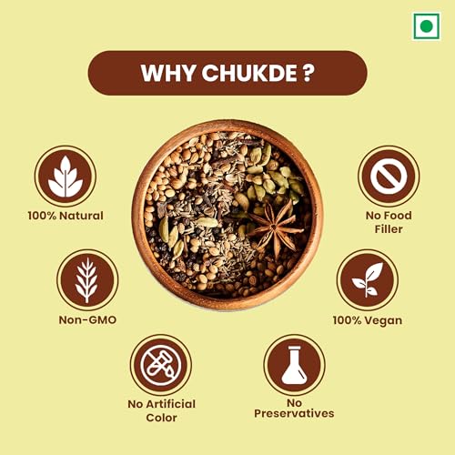 Image of Chukde Garam Masala Powder 500g - Economy Pack | Aromatic All-Purpose Spice Blend (Pack of 1)