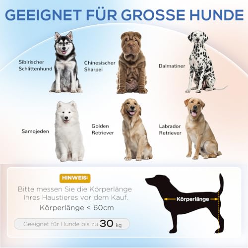 PawHut Hundesofa Hundecouch für große Hunde mit Rückenlehne, Holzbeine Hundebett mit abnehmbarem, waschbarem Bezug Haustiersofa Katzensofa bis 30 kg, 98 x 67 x 25 cm, Grün
