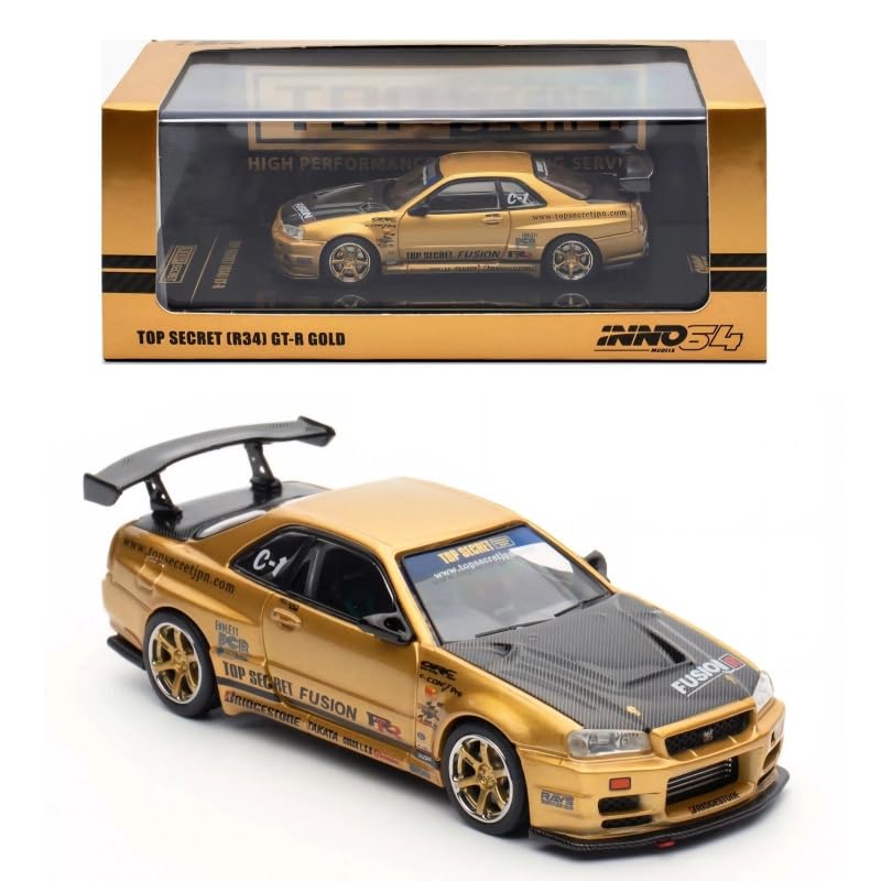 Amazon.com: Diecast Model Car Compatible with INNO64 Nissan GT-R