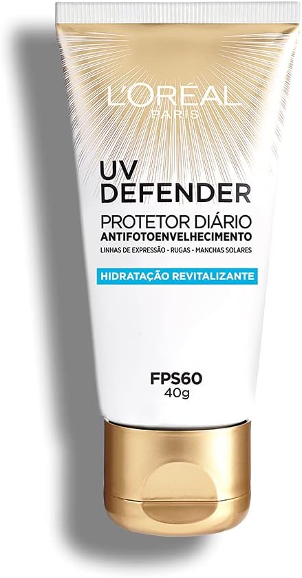 L'Oréal Paris UV Defender Hidratação FPS 60 - Protetor Solar Facial 40g