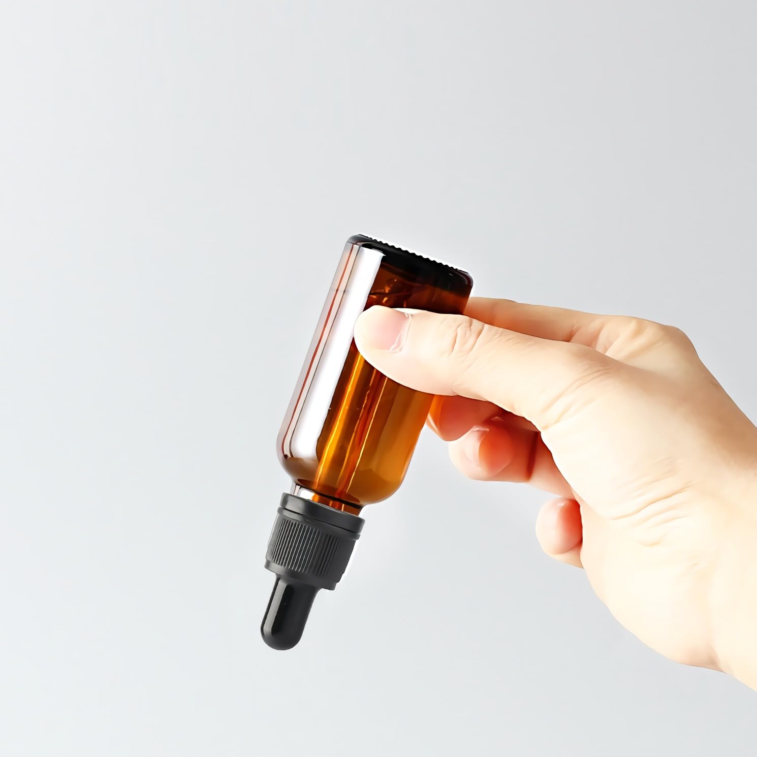 24 Stück 30ml Grün Glas Pipettenflaschen mit Glas-Pipetten und manipulationssicherem Schraubverschluss für ätherische Öle Aromatherapie