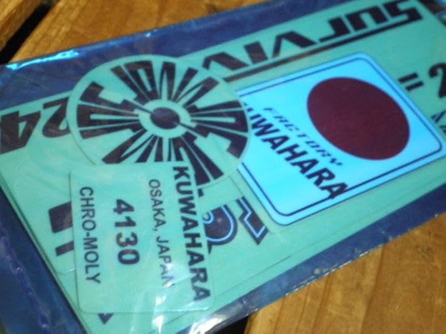 桑原　KUWAHARA　ステッカー　当時物　ビンテージBMX OLD 桑原 KUWAHARA ステッカー 当時物 ビンテージBMX OLD 桑原