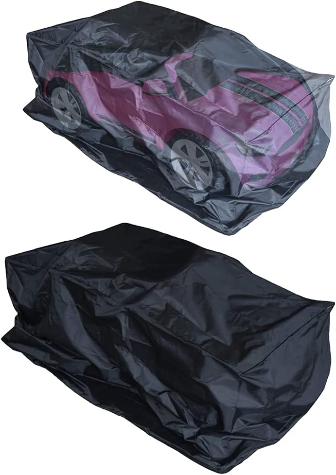Kids Ride-On Toy Car Cover COOSOO Outdoor Wrapper Resistant Protection for Electric Battery Powered Children Wheels Toy Vehicles Water Resistant UV Rain Snow Resistant