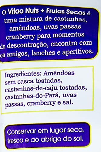 Mix de Nuts Salgado com Frutas Secas Vitao 40g