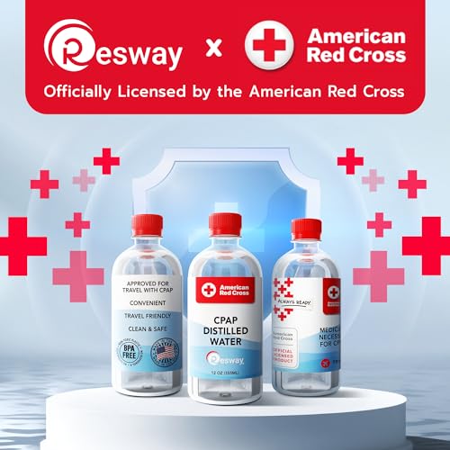 image for Resway American Red Cross Distilled Water | Travel Bottles for Resmed,