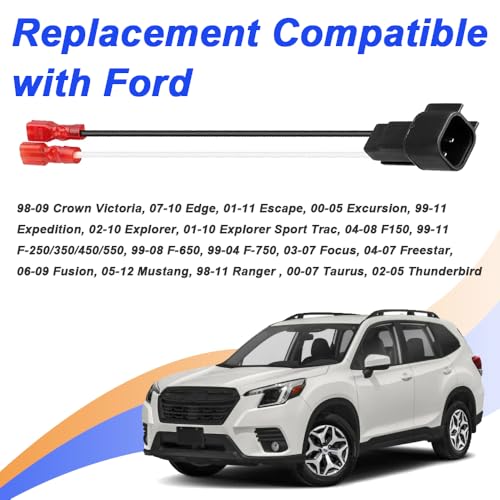 Xiatiaosann 72-5600 Lautsprecher Kabelbaum Ersatz für Ford Lautsprecher Kabel, Autoradio Lautsprecher Kabelbaum Kabel mit Adapter Stecker für Ford Crown Victoria (6 Pack)