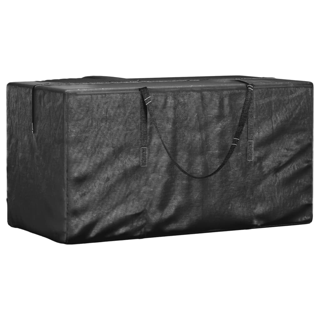 vidaXL Sac de rangement pour sapin de Noël noir 150x75x75 cm PE, sac pour arbre de Noël, sac de rangement pour arbre, sac de rangement pour sapin de Noël