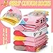 WELSOX Girls Kids Socks Gifts Cute Cat Fun Crew Fashion Funny Novelty Soft Cotton Socks 6 Pairs(Pink Cat,9-14 Years)