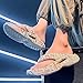 UANGLI Men's summer flip-flops cool mop EVA lightweight high elastic comfortable soft breathable anti-skid wear-resistant thick bottom side hole fashionable casual