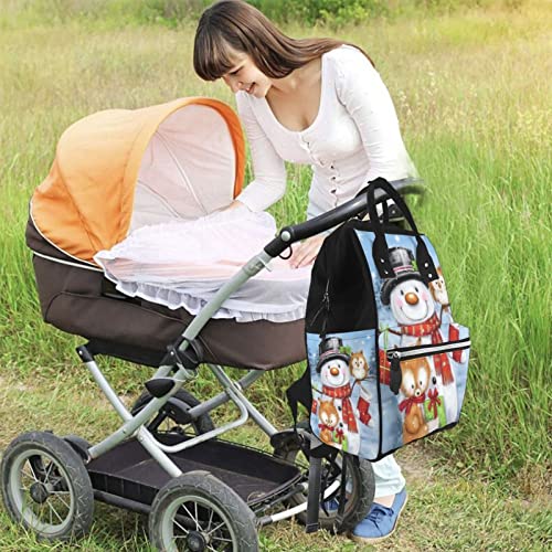 Sac à dos à langer hibou parfait pour les sorties poussette avec bébé - 6