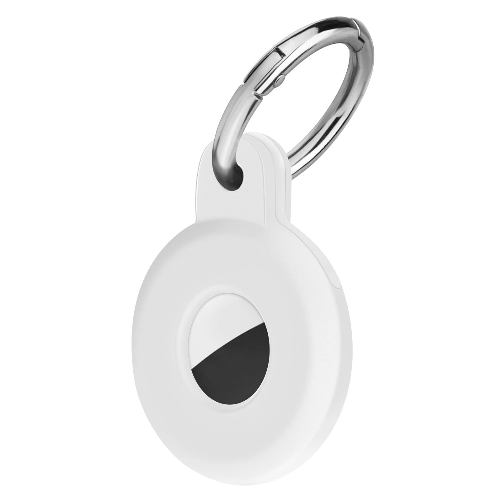 Ainiv Protective Case for AirTag, 1PC Thick Silicone Keyring Case Compatible with Apple Airtag, Durable Protective Holder Cover with Anti-Lost Key Ring, Pet Collar Locator Tracker Cover — view 21