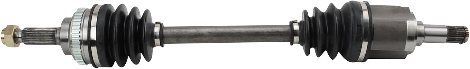 TRQ Front Left CV Axle Shaft Assembly Drivers Side Compatible with 2001-2005 Kia Rio