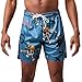 One Piece Live Action Straw Hat Pirate Icons All-Over Print Men's Dark Blue Active Mesh Shorts - Large