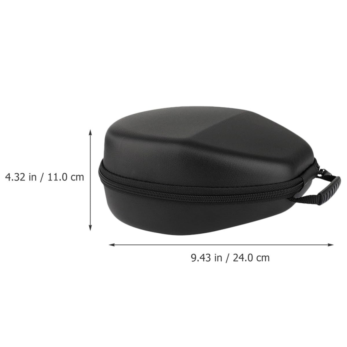 Gadpiparty Borsa per Cuffie Portatili in Pu Custodia per Auricolari Cerniera Borsa per Riporre Cuffie e Cavi Trasporto Leggero e Protetto Design Semplice e Dimensioni Adeguate