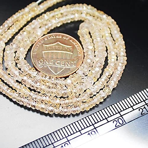 Saphir champagne orange perles LKBEADS pour créer vos bijoux d'été élégants et lumineux