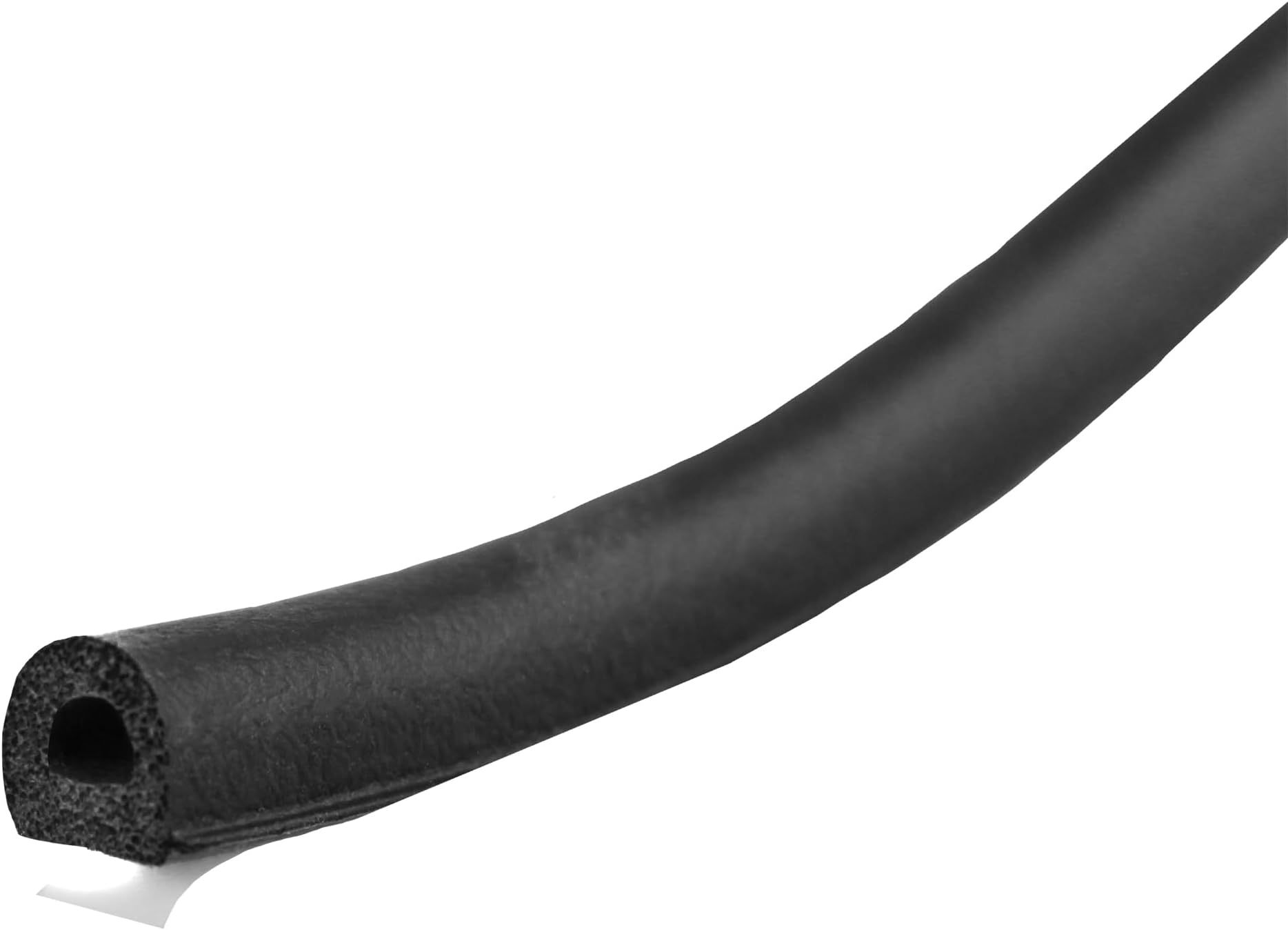 M-D Building Products 1025 M-D 0 D-Profile Weather-Strip Tape, 17 Ft L X 23/64 in W 5/16 in T, Epdm Rubber, White