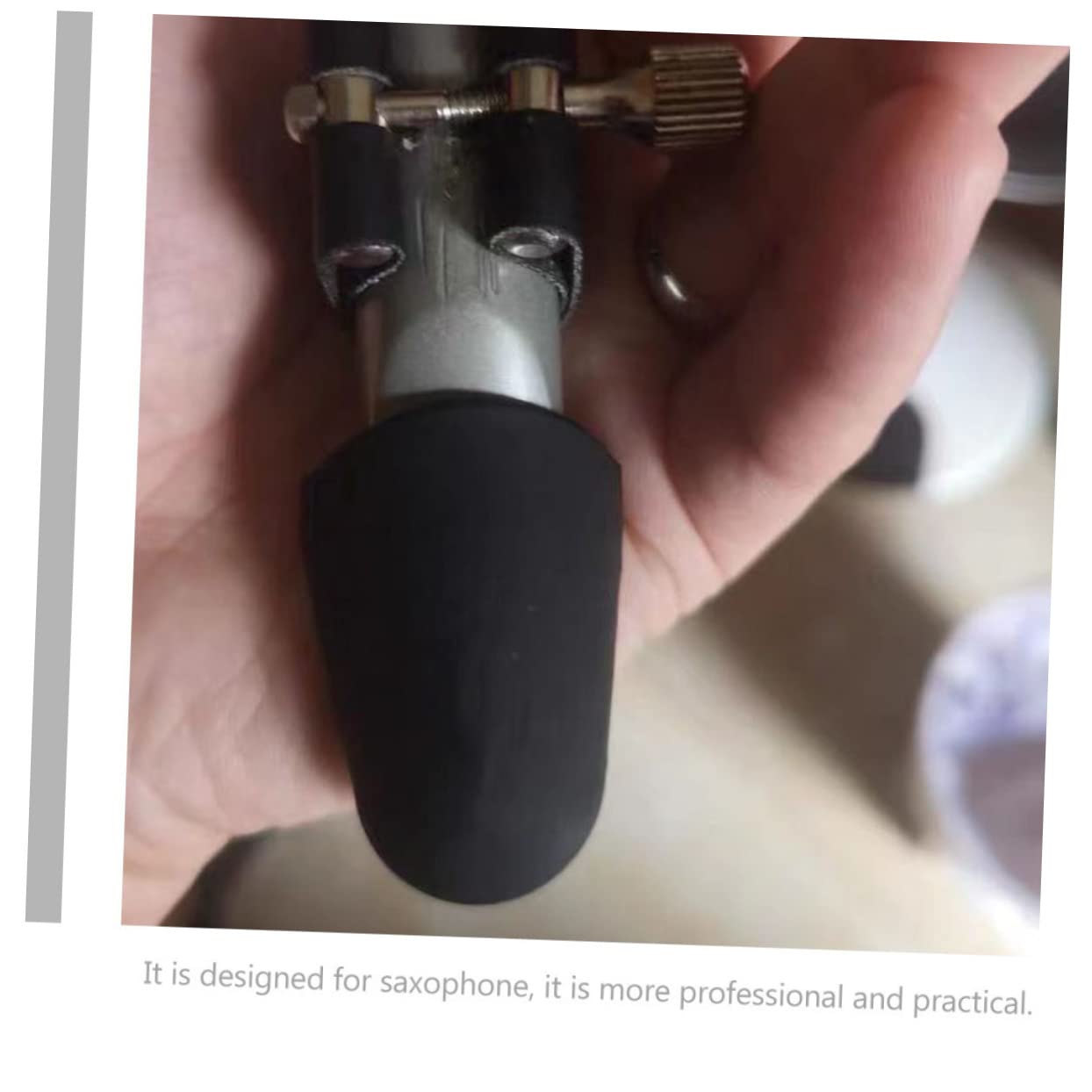 ULDIGI Sax Cover Saxophone Protective Instrument Accessory Durable Rubber Pad Smooth Surface for All Sax Players