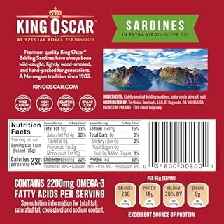 King Oscar in Extra Virgin Olive Oil Sardines, 15 Ounce