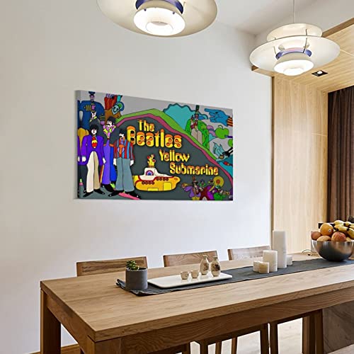Poster décoratif Beatles Fanart sur toile, affiches murales et image d’art – Décoration moderne pour chambre à coucher… - Les Beatles, Paul McCartney, John Lennon, RIngo Starr, George Harrison Poster décoratif Beatles Fanart sur toile, affiches murales et image d'art - Décoration moderne pour chambre à coucher… – Image 4