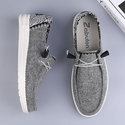 Men's Slip On Loafers Shoes Comfortable Casual Soft Sole Walking Shoes Light-Weight & Machine-Washable2