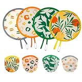 Abanico de mano redondo plegable estilo abanico plegable japonés ventilador de refrigeración compacto plegable de mano,