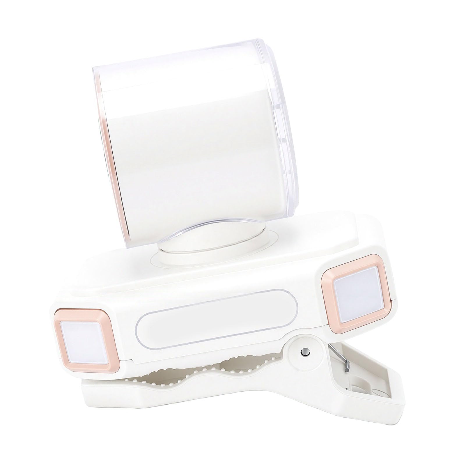 Ventilateur à clip pour parapluie beige idéal pour poussette et camping