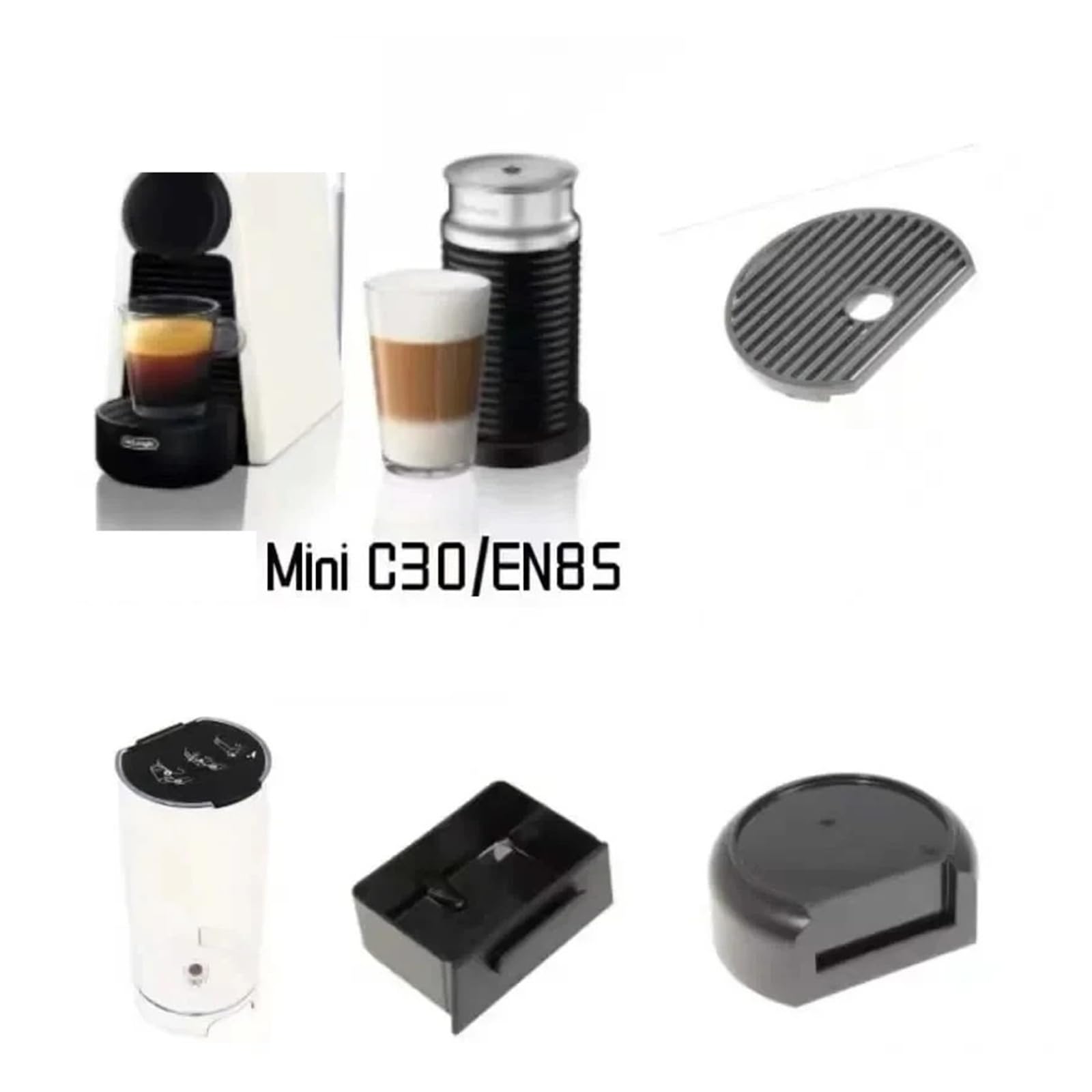 Accesorios for tanque de agua, compatibles con cafetera de cápsulas NESPRESSO Essenza Mini C30/EN85