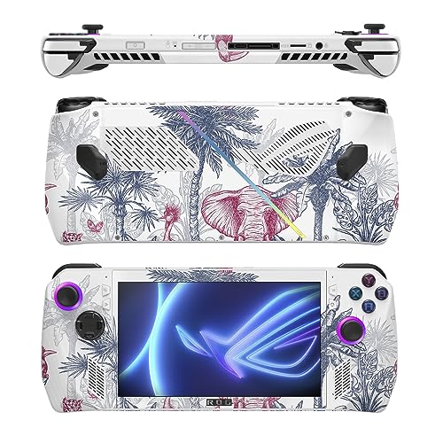 Image of MightySkins Glossy Glitter Skin Compatible with Asus ROG Ally - Tropical Jungle | Protective, Durable High-Gloss Glitter Finish | Easy to Apply