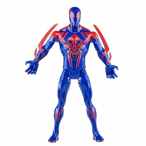 Marvel Spider-Man: Across The Spider-Verse Titan Hero Series Spider-Man 2099 Juguetes, Figura Deluxe de 30 cm, para Niños a partir de 4 años