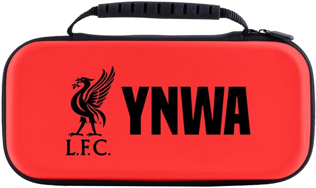 Head Case Designs Officially Licensed Liverpool Football Club Embossed Crest Graphic Logo Red Hard Storage Travel Carry Case Compatible with Nintendo Switch 2
