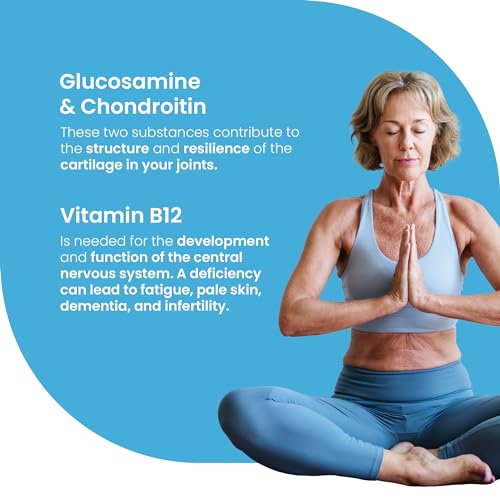 Swedish Nutra - Joint Support Collagen - Packung mit 500 ml, 33-Tage-Vorrat | Beerengeschmack | mit Glucosamin & MSM | 100% natürliches Aroma, zucker- & glutenfrei | hohe Absorptionsrate