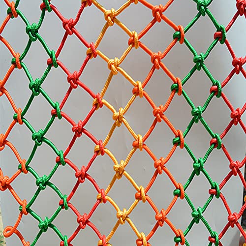 Climbing net for Kids Crawling Cargo net Indoor Crawling net Outdoor Cargo net Nylon Rope Ladder Stair Protection Net Safe net(2x2m)