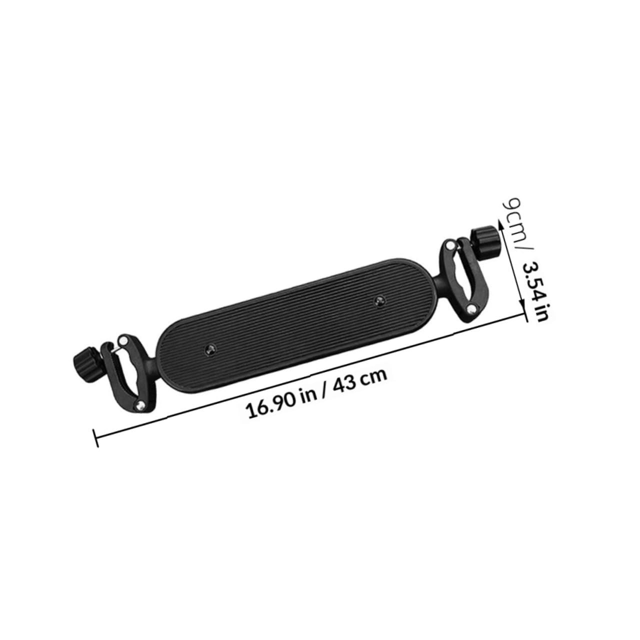 Pedal Ajustable para Cochecito de Ñiño Soporte de Pie de Plástico Resistente Reposapiés Extensible Negro Compatible Diferentes Modelos Accesorio para Carrito Infantil