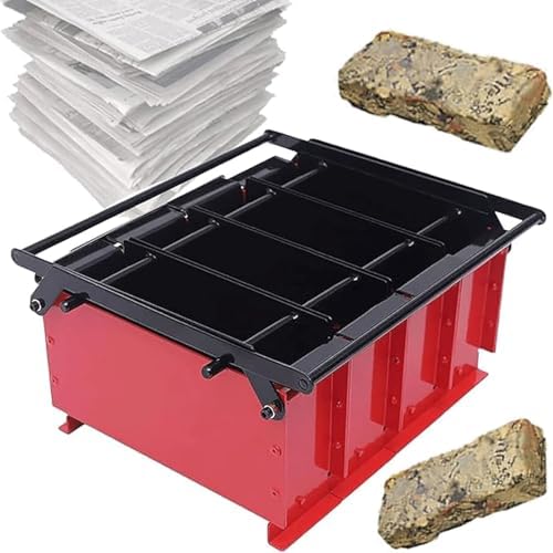 Briqueta de papel ecológica para reciclar periódicos en bloques de calefacción, ideal para estufas, jardines y chimeneas