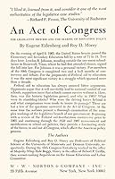Eidenberg Act of Congress (Paper) 0393096920 Book Cover