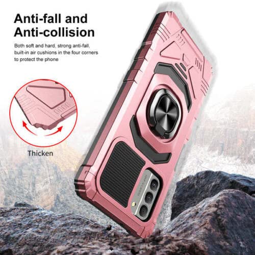 Caseswill® Heavy Duty Case For Nokia G400 5G – Shockproof Ring Holder, Kickstand & Screen Protector Included