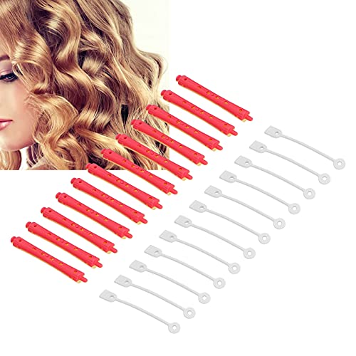12-Piece Plastic Perm Rods Set - Cold Wave Curling Rods for Professional Use, for Hairdresser Styling, Salon Essentials, Styling Tools, Beauty Supplies