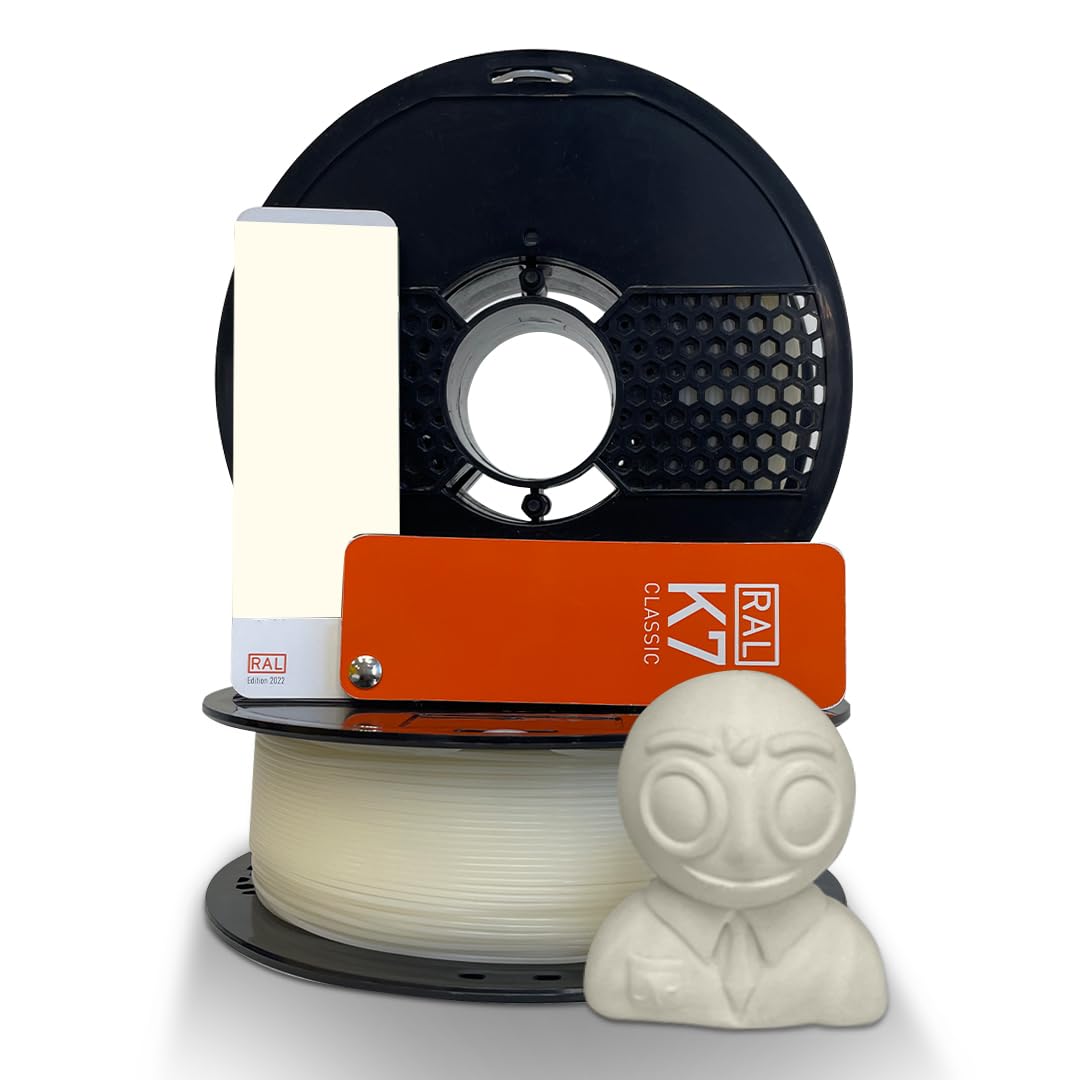 NFIL3D Premium HS PLA+ Natural White - 3D Printing Filament | Compatible with All 3D Printers | 1.75mm | 1Kg Nett Weight