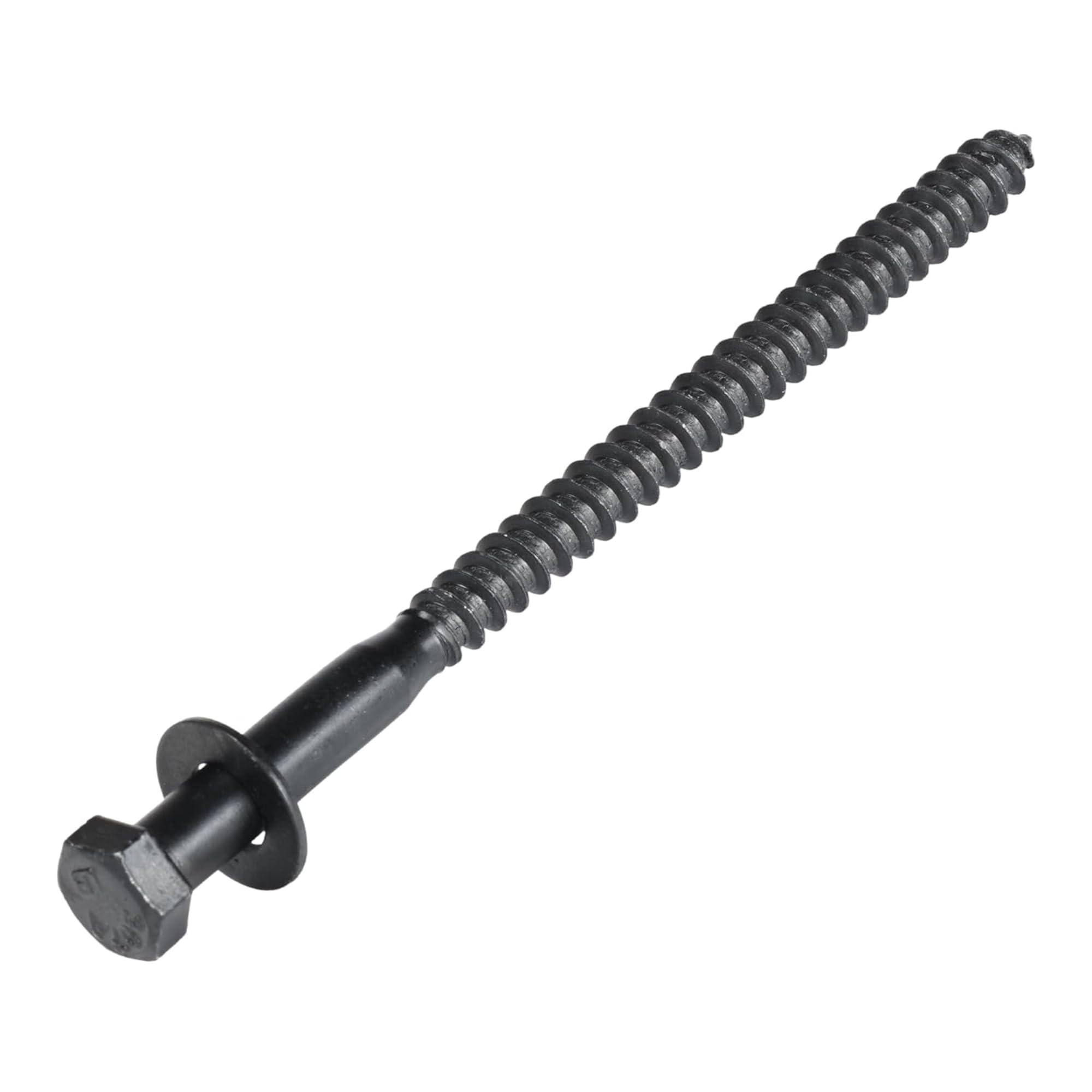 Lag Screws - 100 Pack, Black Ruspert Coating -11