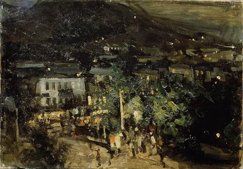 Cuadro Noche austral de Korovin para transformar tu salón con elegancia clásica de 60x90cm