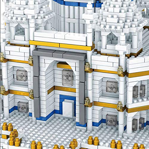 Image of Magicwand DIY 3950 Pcs TAJ Mahal Building Blocks for Kids & Adults【14 Yrs & Up】【Pack of 1】【White】