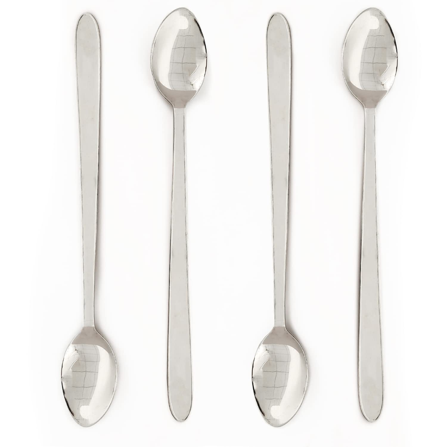Set Di 4 Cucchiai Colorati In Acciaio Inox Per Caffè, Tè E Dessert – Manico Lungo, Eleganti E Pratici - 2