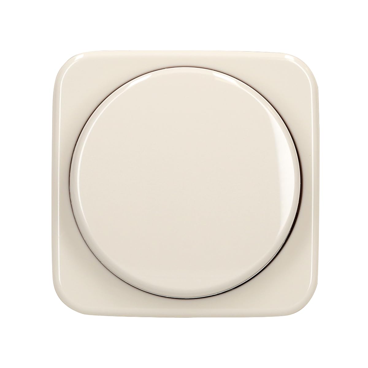 Busch-Jaeger Duro 2000 Set: Drehdimmer 2115-212, Dimm-Einsatz 6523 U-102 und Rahmen 2511-212