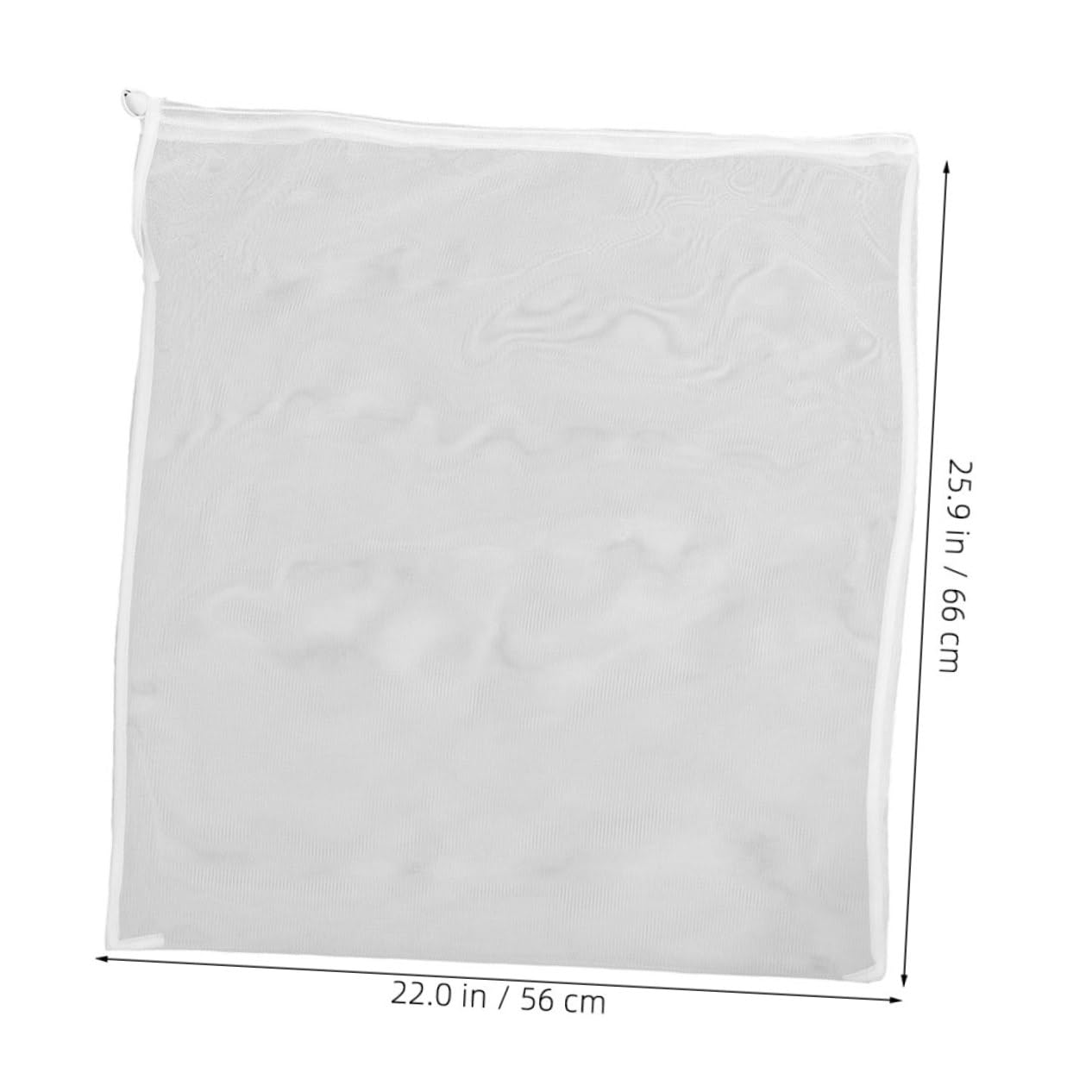 KICHOUSE Safe and Reusable Strainer Bag for Large Mesh Filter Bag Drawstring for Brewing